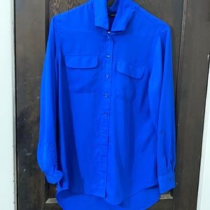 Navy blue Zac&Rachel long sleeve blouse. Worn once great condition.